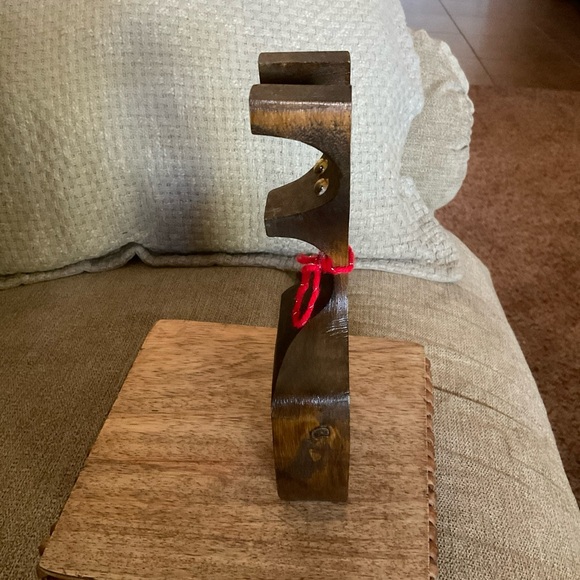 Wooden Reindeer Adorable Vintage - 8.5” Rustic Handcrafted Handmade - Picture 7 of 8